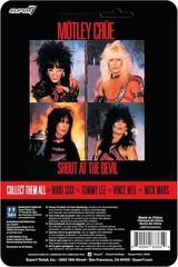 Motley Crue Shout at the Devil Vince Neil ReAction Action Figure Super7 Super 7