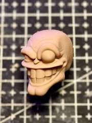 1/12 1/4 1/6 1/18 Unpainted Comics Expression Green Man Head Carved Model Toys