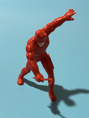 Vintage 1990 Applase Daredevil Marvel Action PVC Figure 4”