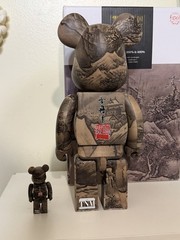 Winter Landscape Bearbrick 400% And 100% Set 100% Authentic And Brand New