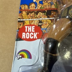 WWE Superstars – LJN – Series 3 – The Rock Blue Poster Inside!