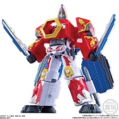 Power Rangers Kyuranger Mini Pla 04 GIGANT HOUOU Megazord All 6 Set Bandai F/S