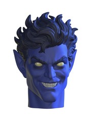 Bamf Man Custom Action Figure Head 1:9 or 1:6 Mego
