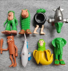 8 PCS Italian Brainrot Meme Shark Figures Toys Tralalero Tralala Action Figure
