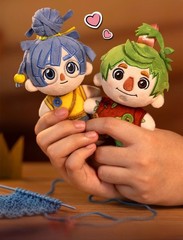 Authentic GONG x It Takes Two Series Plush Keychains 10cm Toy Gift