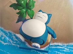 BLOKEES POKEMON CLASSIC VERSION-L NO. 0143 SNORLAX MODEL KIT ENGLISH PACK