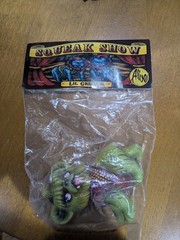 Grizzli Atom Soft Vinyl Oddities Squeaky Toy New Old Stock Kaiju Sofubi