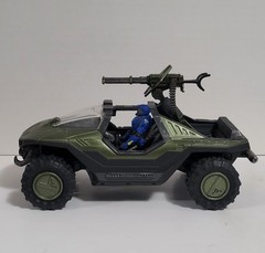 Halo Spartan Mixed Lot Action Figures w/ Warthog Vehicle & Accessories