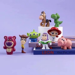 5cm 8PCS Cartoon Family Character PVC Model Figures Collection Set