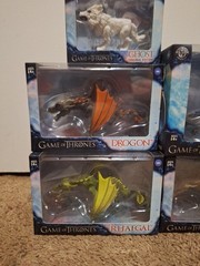 Loyal Subjects Game of Thrones Viserion Drogon Rhaegal Ghost & The Knight King