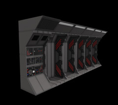 Dark Trooper Cold Storage Diorama for 3.75 IN (1:18) Figures