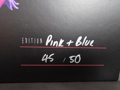 SIGNED Ron English LADY LIPS BLUE/PINK Vinyl Toy Figure Popaganda LE 45/50