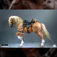 Fish Toys 1/12 Action Horse Figure Brown Statue Collectibles Ornament Accessory