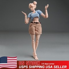 Romankey X COWL 1/12 Female Soldier Figure 6inch Pale Skin Joint Body Model Toys