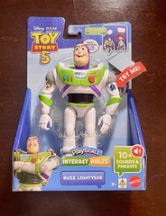 Mattel PlayScale Interactables Buzz Lightyear Toy Story 5 Action Figure Sounds