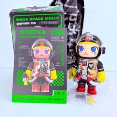 POP MART x Kennyswork Mega Space Molly 100% Series 2 Jean-Michel Basquiat Figure