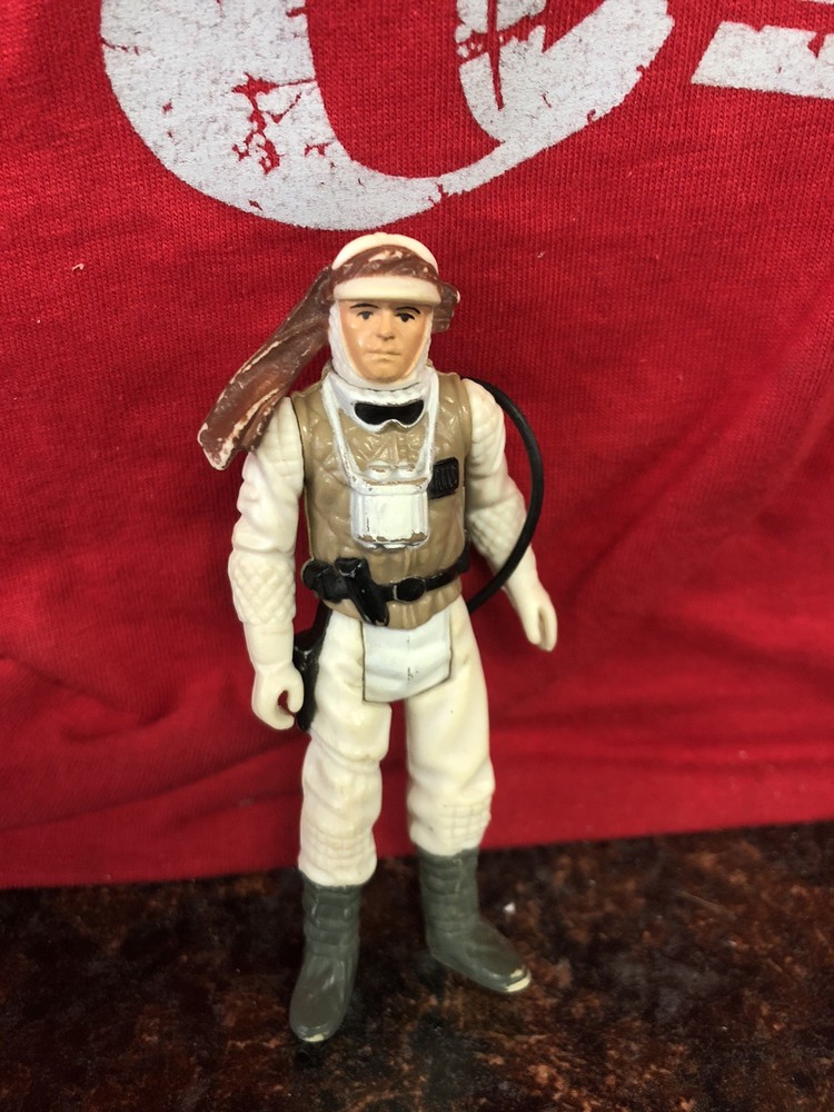 1980 Kenner STAR WARS LUKE SKYWALKER HOTH BATTLE GEAR w/Weapon Hong Kong (LOOK)