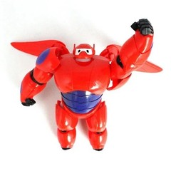 Big Hero 6 Baymax Armor-Up Action Figure Toy Model 16cm Robot Gift for Kids