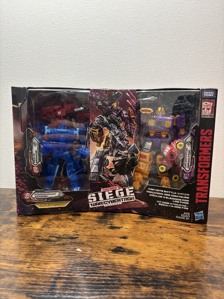 Transformers SIEGE War for Cybertron Trilogy: Mirage, Aragon, Impactor