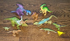 Lot of 11 Dinosaurs Figures Toys Many Jurassic Park & World Dinosaur Triceratops