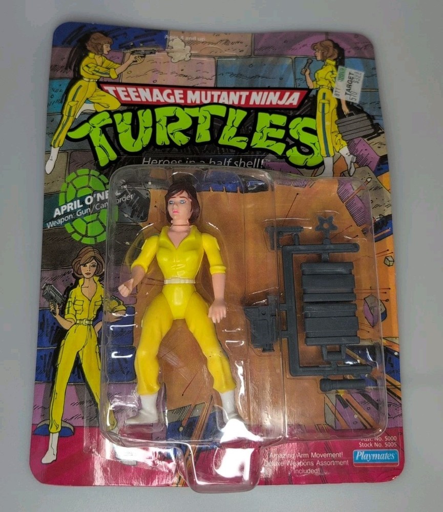 Unpunched April O’Neil Teenage Mutant Ninja Turtles 10 Back Blue Stripe Figure