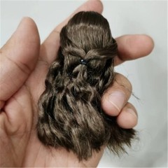 1/6 Artificial Hair Wig Cover For 12″ Female Phicen TBL Action Figure Head Body