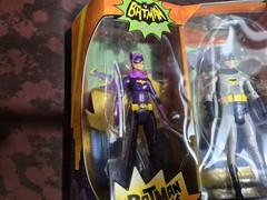 Mattel 1966 Classic TV Series Batman Robin Batgirl 3 Pack Figures