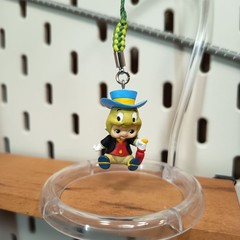 KEWPIE Baby as DISNEY JIMINY CRICKET 1″ Mini Figure KEYCHAIN CHARM Toy Miniature