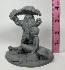 Attack of The Mushroom People Mushroom Monster and Ukulele Girl Paintable Toy