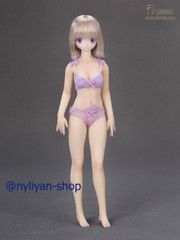 LDDOLL 25M 1/6 Upgrade Elbow With Finger Bone Seamless Silicone Body 12”Figure