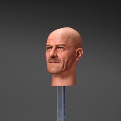 1/6 Scale Walter White Bryan Cranston Head Sculpt Model Toys
