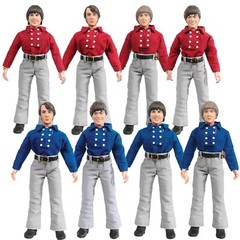 The Monkees 8 Inch Figures: RED 7 BLUE Band Outfit: 2 SETS 8 FIGURES DEAL