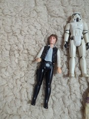 lot of 4 various vintage Star Wars figures (see photos)