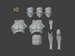 Invincible Parts For Ct Toys Daredevil (Looper Customs) Unpainted 2x