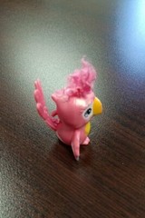 Pink Parrot Bird Toy Figure Doll Accessory Pet Used Fast Shipping Toy