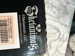 Rare🔥New Skelanimals Figurine Christmas Ornament 4 Pieces Set In Box