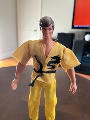 Big Jim Mattel Gold White Karate Outfit Wolfpack John Saxon PACK Commander Whip