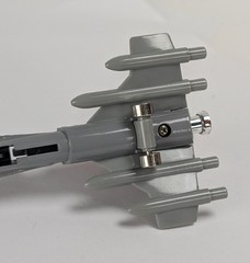 Vintage Ultraman Ultrahawk Space Ship Die Cast Metal And Plastic