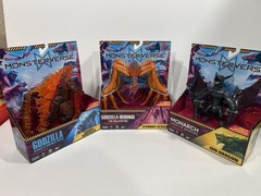MonsterVerse Godzilla x Kong Lot – Titanus Scylla/ Ion Dragon/ Burning Godzilla