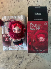 POP MART x Skullpanda You Found Me Series Plush Doll Pendant Figure – Chomp