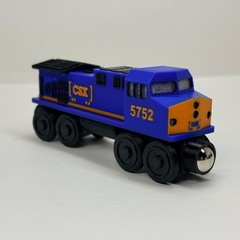 Wooden Railway Diesel Locomotive Engine Train Custom Made Thomas Train & Others