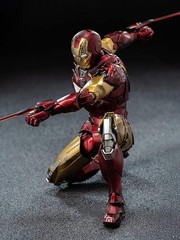 ThreeZero 1/12 Avengers Infinity Saga Iron Man Mark VI 6 Battle Damage DLX