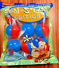NECA 2022 HALLOWEEN TOY CAPSULE COLLECTION REN AND STIMPY EDITION BAG OF 9 NEW