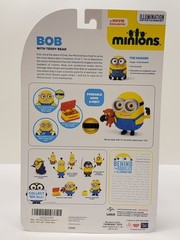 Minions Posable Deluxe Action Figure Bob With Teddy Bear & Moving Mouth