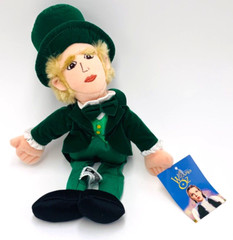 Warner Brothers Wizard of Oz Plush Munchkin Mayor Bean Bag Doll 10″ Toy 1998