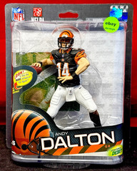 McFarlane NFL Andy Dalton Cincinnati Bengals Home Jersey Series 32 Figure New
