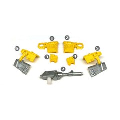 Weapon Leg Filler Car Spoiler Upgrade Kit For Earthrise Sunstreaker Accessories