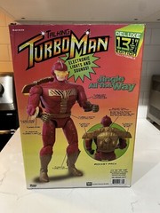 Talking TurboMan 1996 Deluxe Edition 13 1/2”, Model 80-618, NEW In Box