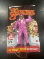 Mattel WWE Wrestling Superstars Wave 2 LJN BLACK CARD 8″ Jesse The Body Ventura!