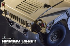 New GO-TRUCK 1/6 Scale Heavy Armored HMMWV UAH-M1114 Car Model For 12” INSTOCK